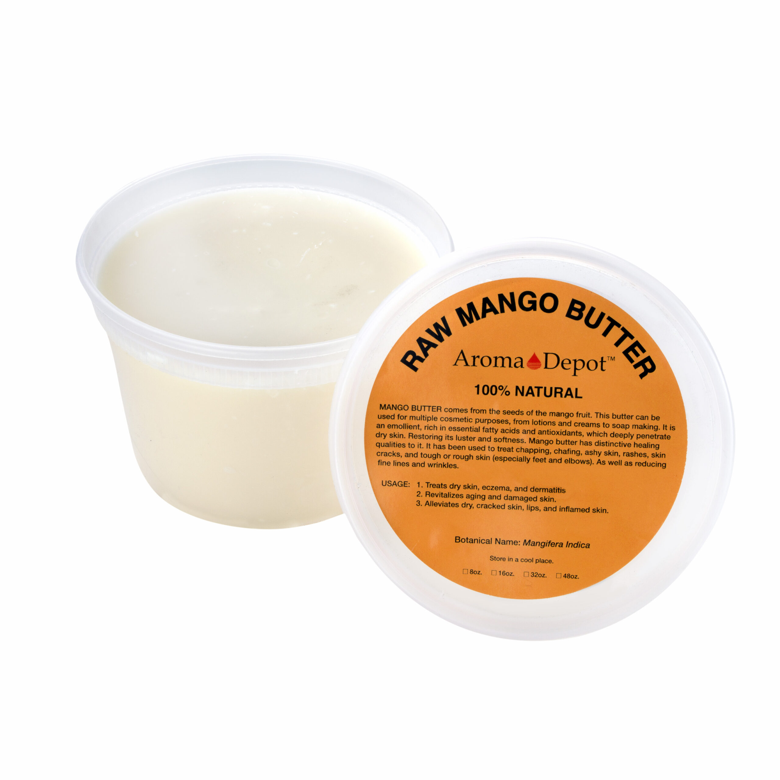 32 oz. Raw Mango Butter Container
