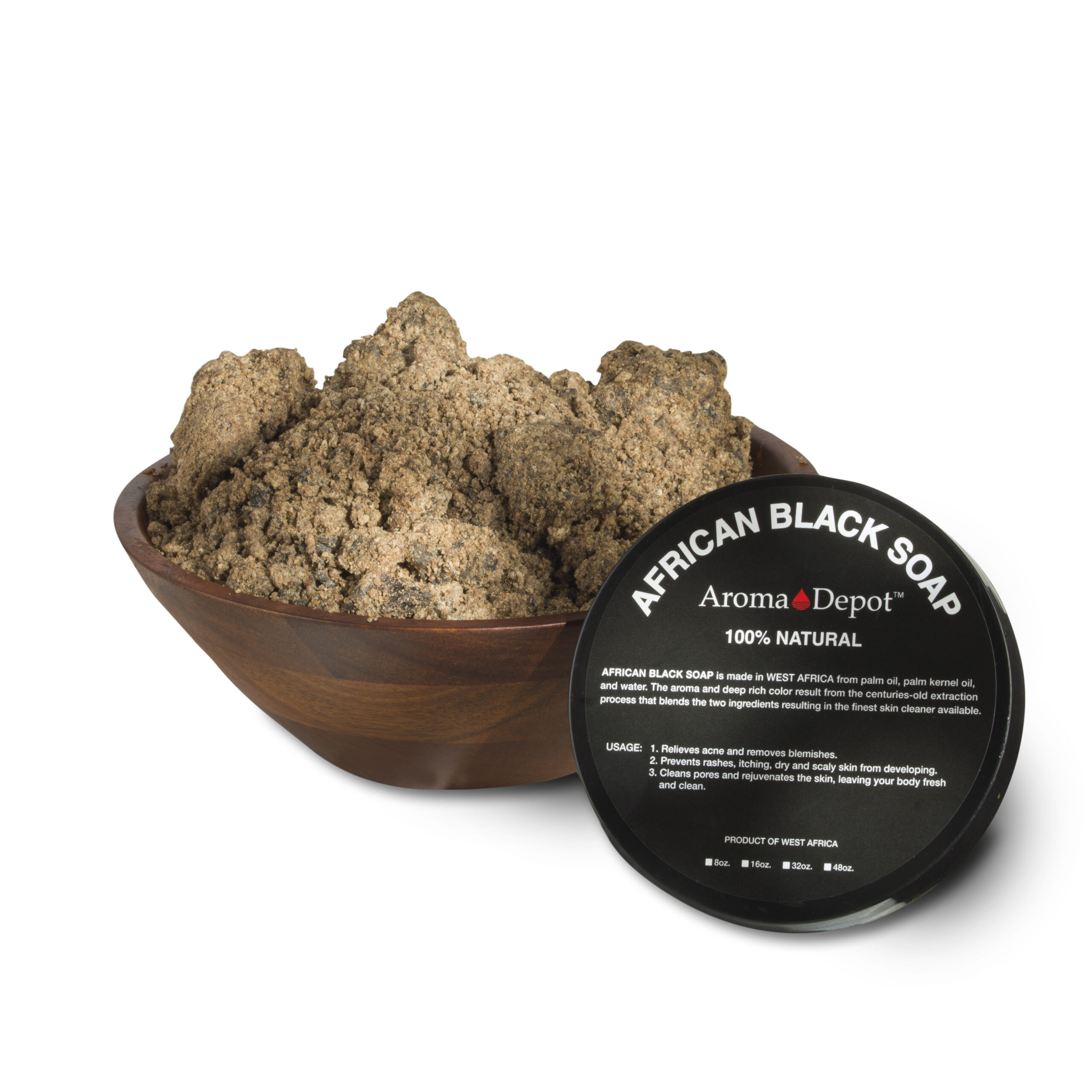 Raw African Black Soap Powder 50 OFF Sale AROMA DEPOT